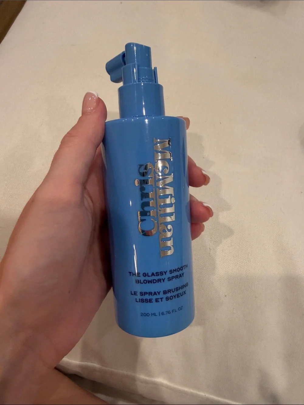Chris McMillan the glassy smooth blow dry spray for frizz. New!